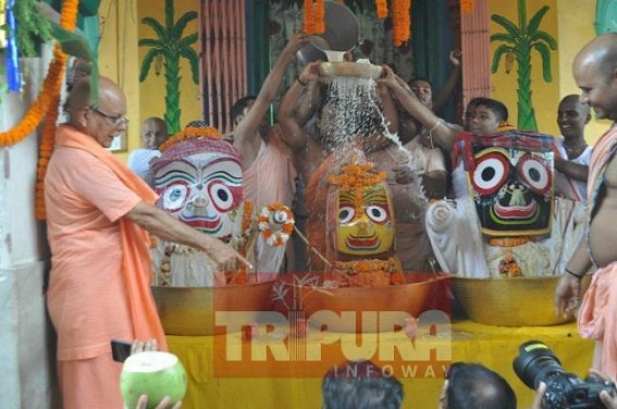 â€˜Snan Utsavâ€™ celebrated in Tripura by Lord Jagannath devotees